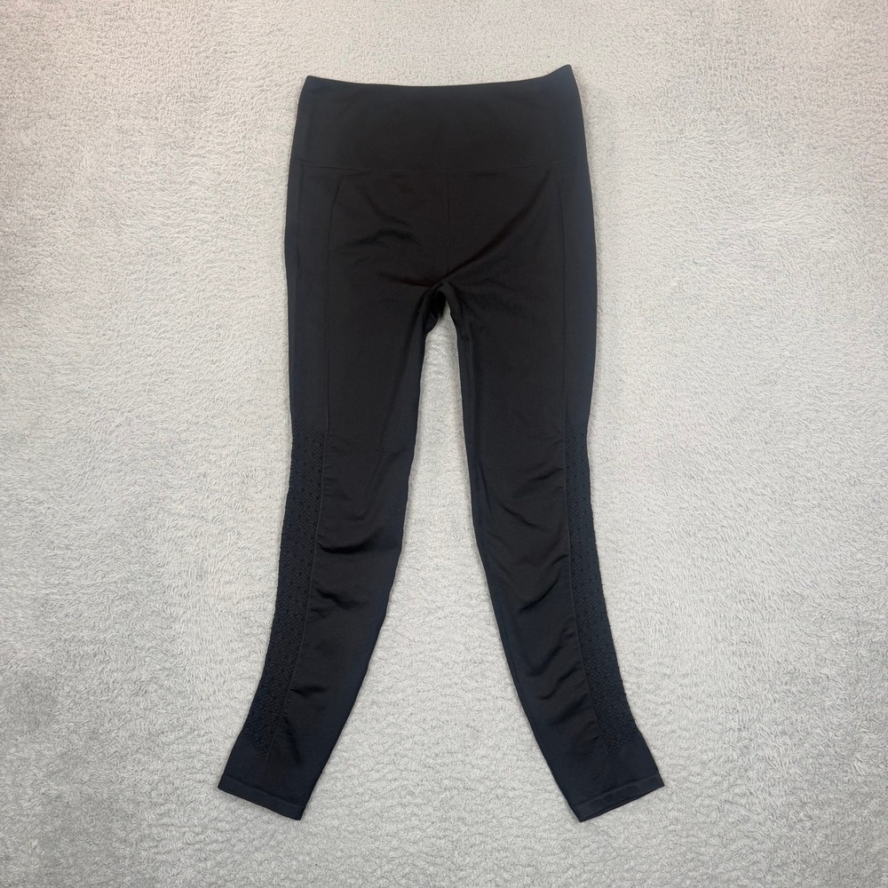 Fabletics Womens Black Seamless High Waisted Mesh Leggings LG2250794 Size S